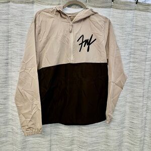 Flag nor fail - lightweight half zip windbreaker - men’s small